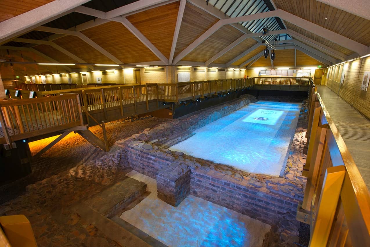 roman baths at the national roman legion museum caerleon
