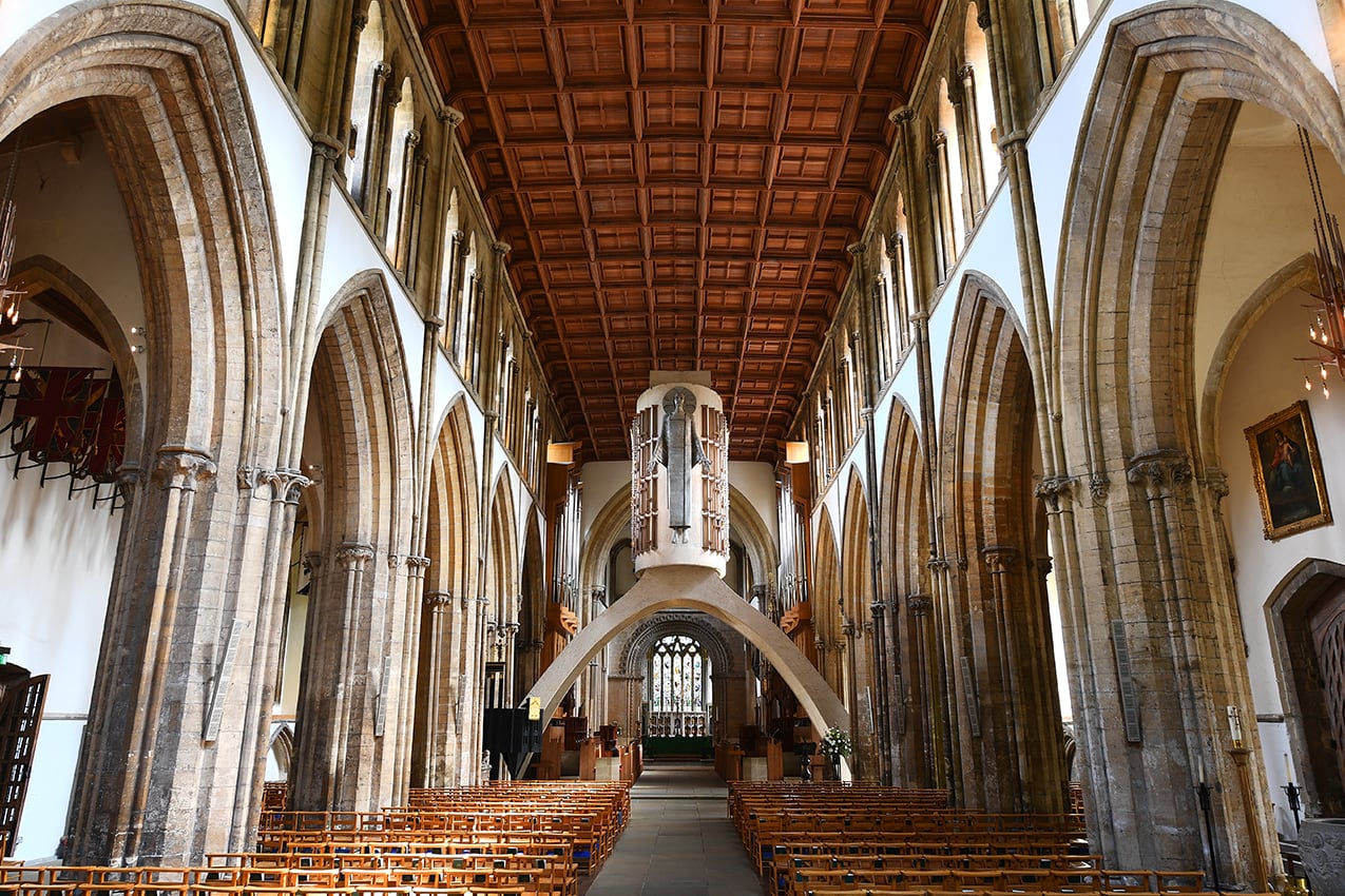 inside photo of llandaff cathedral
