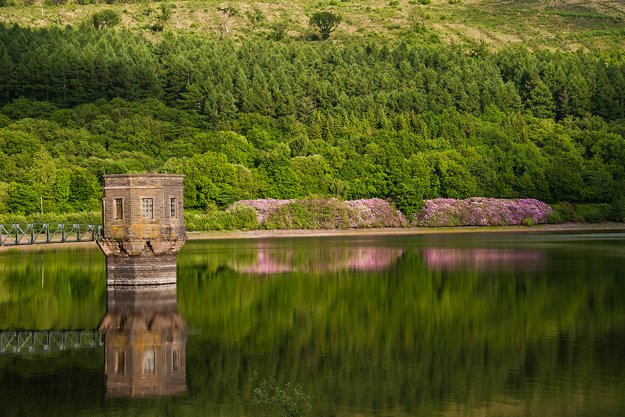 talybont reservoir from afar